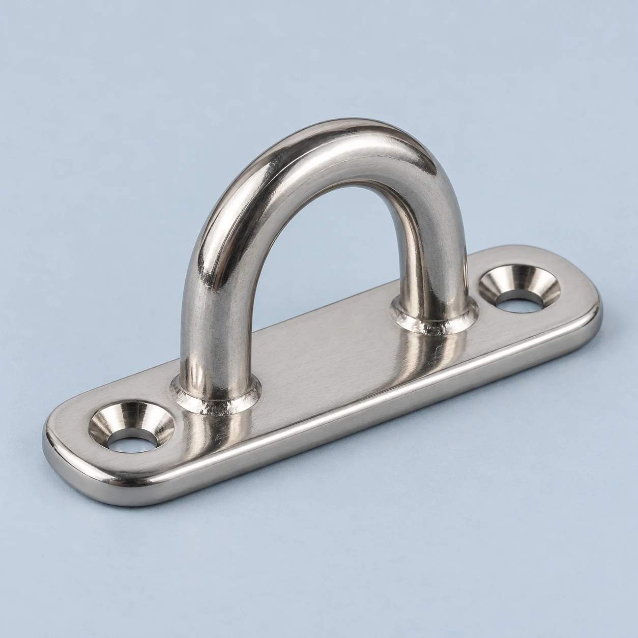 Two-hole deck padeye